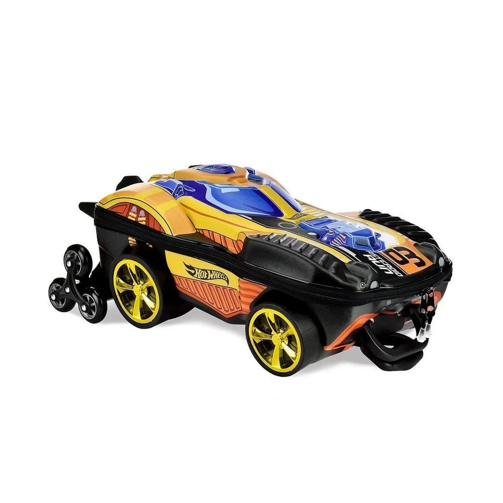 Mochila com Rodinha 3D - Hot Wheels Dune a Soar Dourado - Diplomata