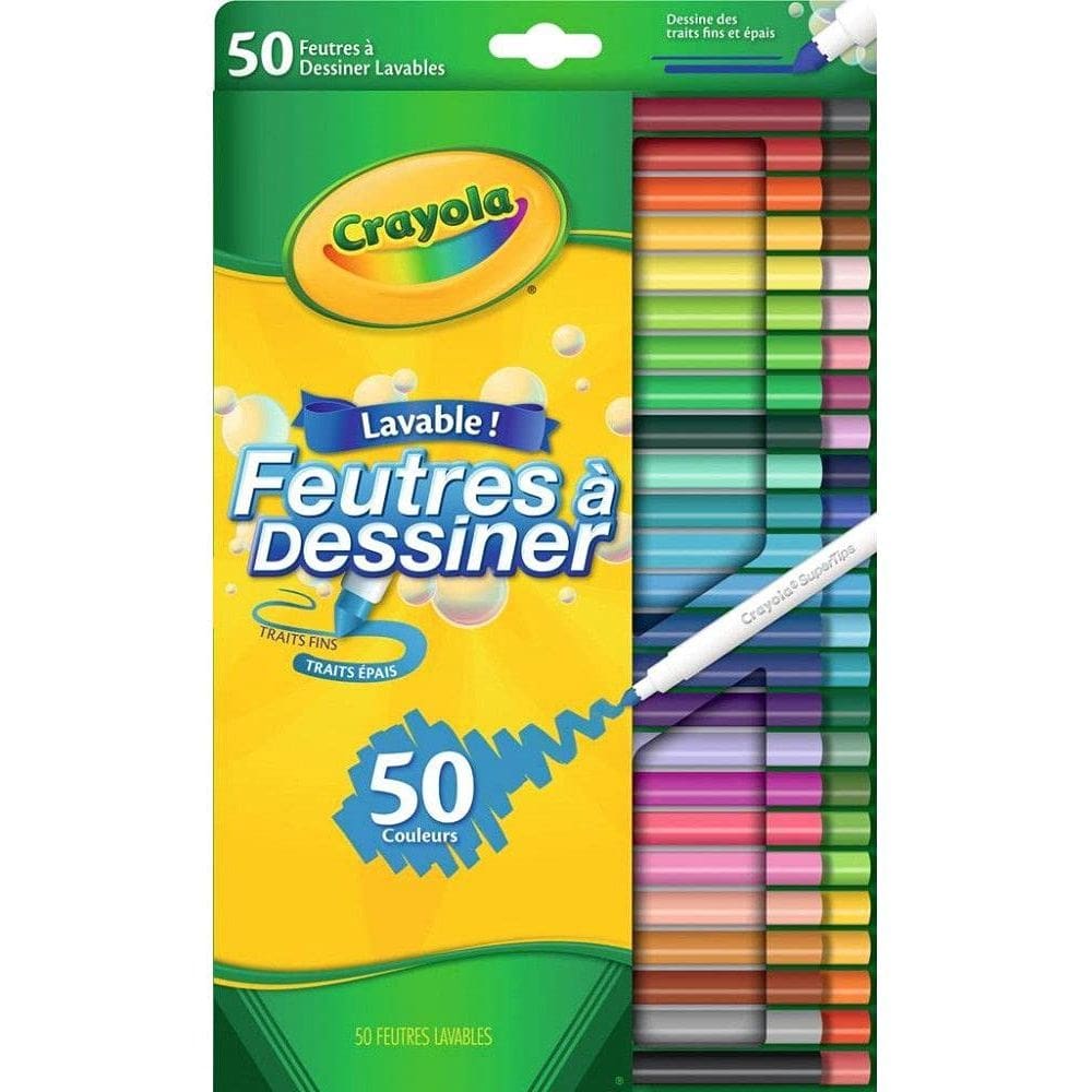 Crayola 58-5050 Marcadores para Dibujar Lavables de 50 Colores