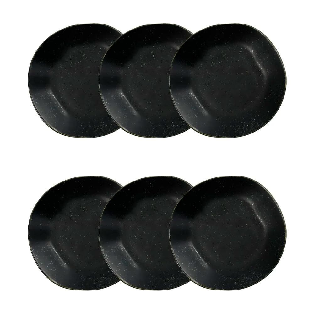 Jogo de 6 Pratos Fundos 22,5 cm Ryo Volcano Oxford