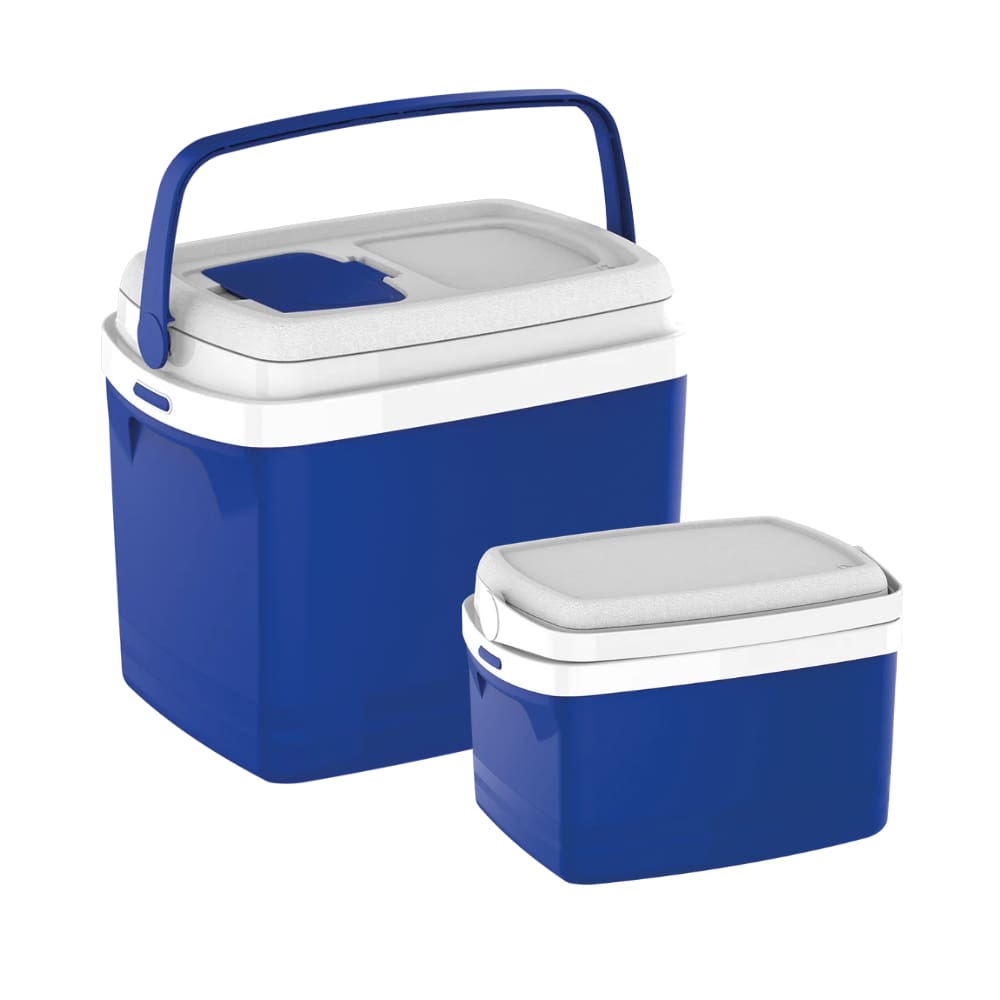 Combo Caixa Termica 32L / 12L Azul Soprano