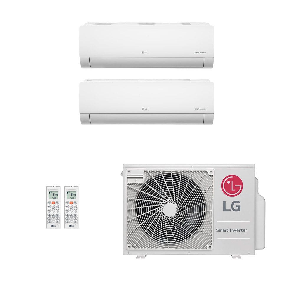 Ar-Condicionado Multi Split Inverter LG 24.000 (2x Evap HW 12.000) Só Frio 220V