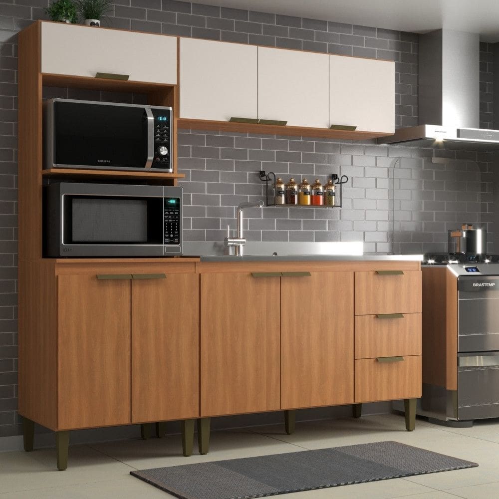 Cozinha Modulada 3 Pecas sem Pia Bia J Carvalho