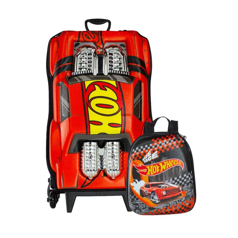 Mochila Rodas Night Shifter Motor Cromo Hot Wheels Lancheira