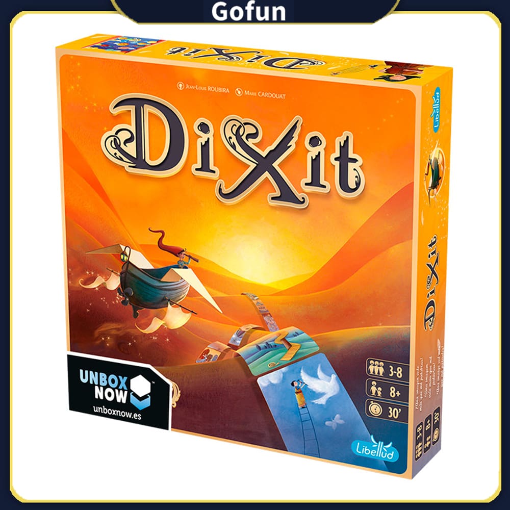 Jogo de tabuleiro Dixit Ages 8+ para 3-8 jogadores 30 minutos