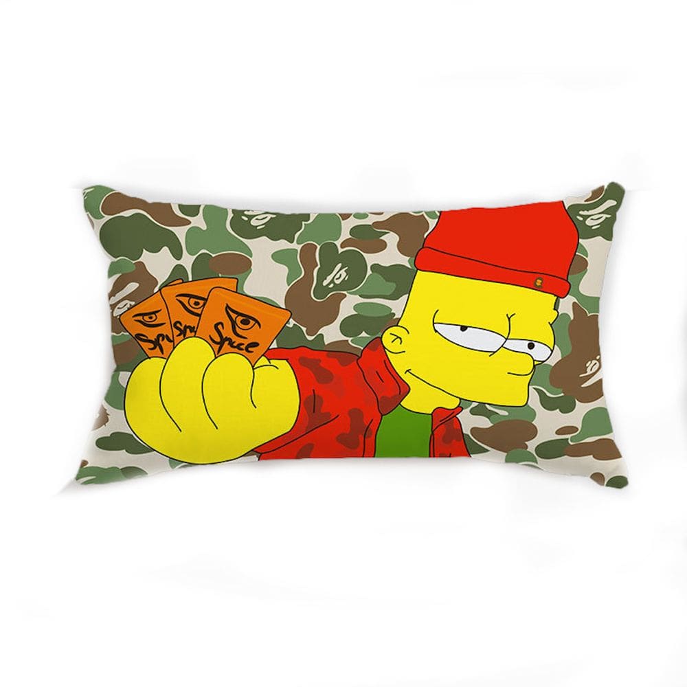 Capa de almofada Almofada decorativa Simpsons Anime 30x50cm