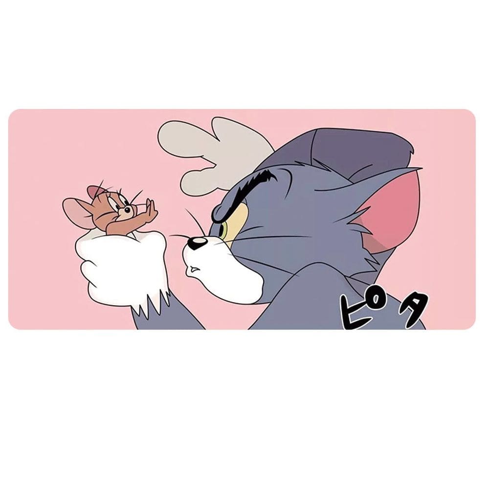 Mouse Pad para jogos Tom And Jerry Anime Rubber 80x30cm