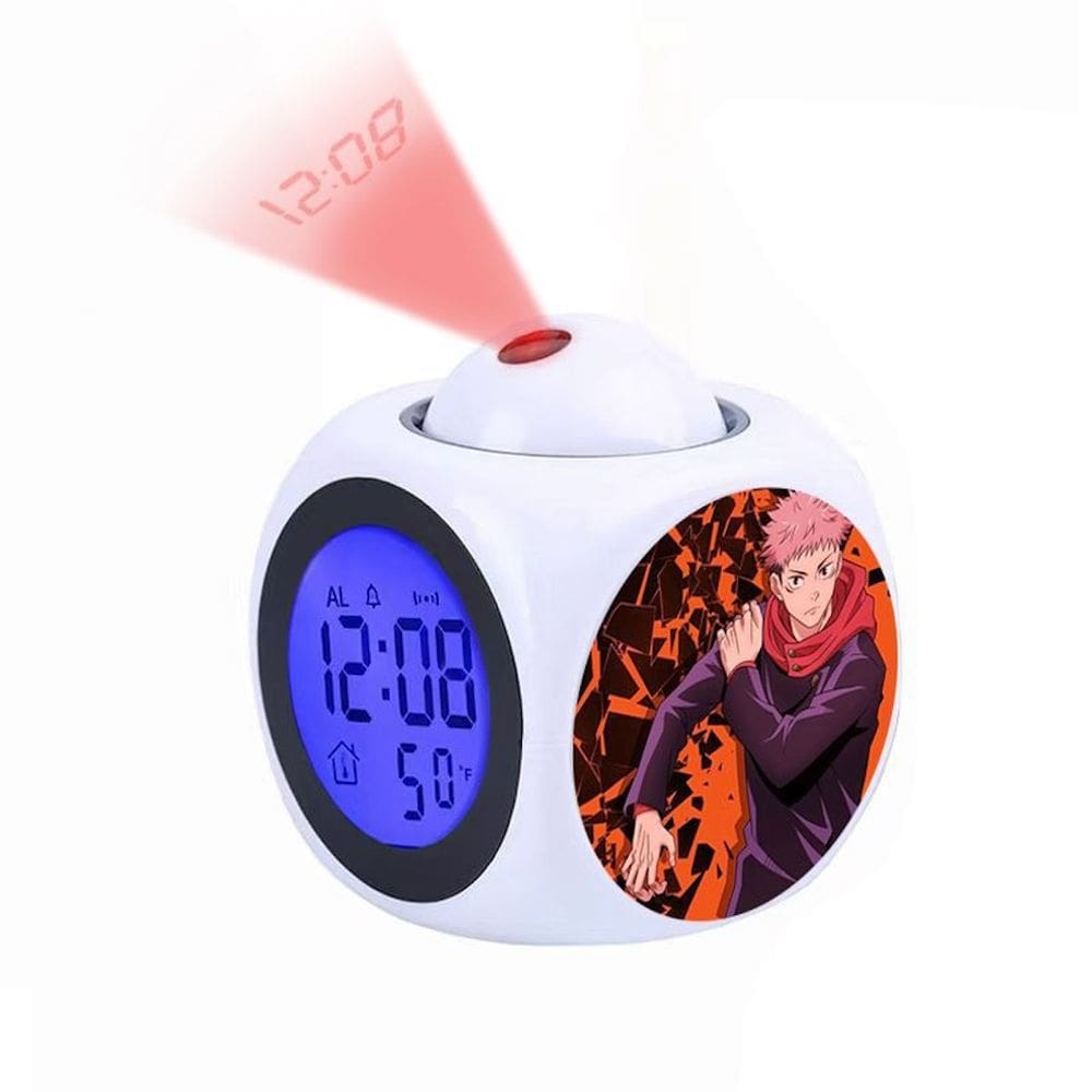 Despertador digital LED Jujutsus Kaisens Square 8x8x10cm