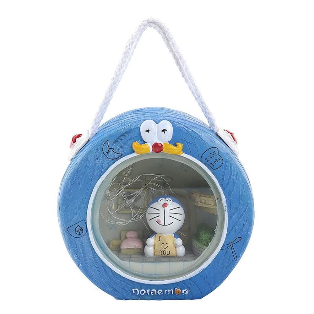 Decoração de luz noturna Animação de desenho animado Doraeemons Resin