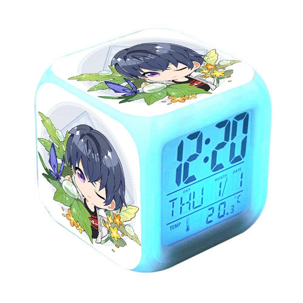 Despertador: livro de eventos indecisos, LED quadrado com despertador