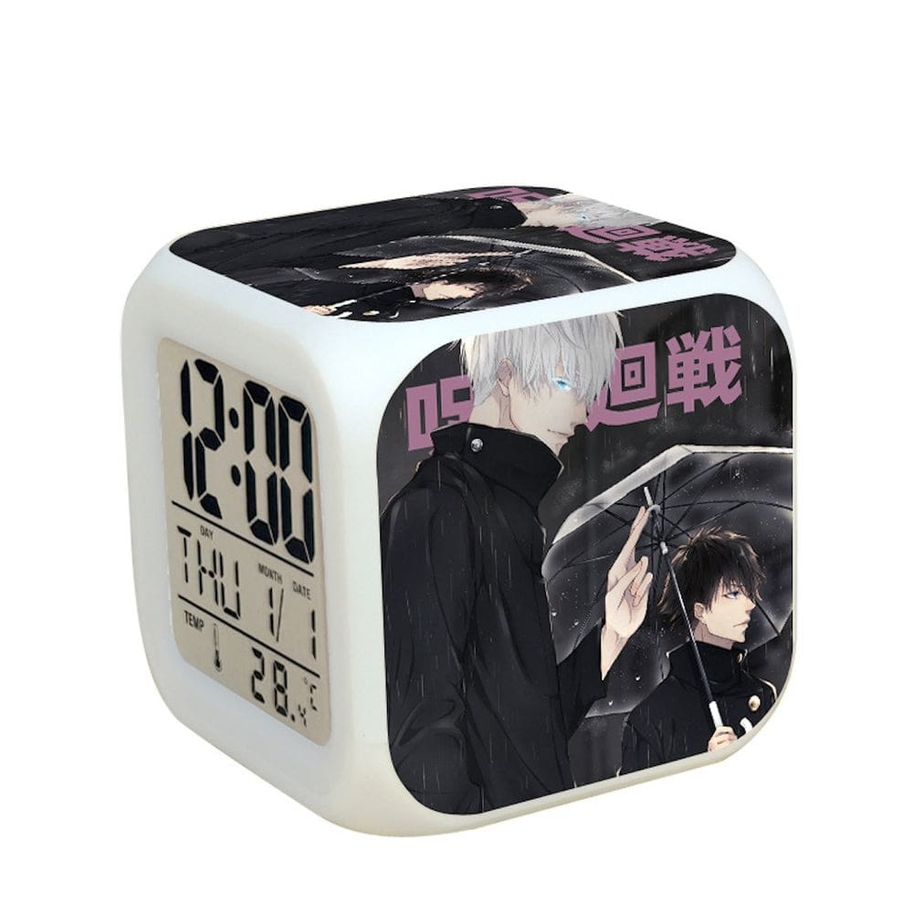 Despertador digital LED Jujutsus Kaisens Square 8x8x8cm