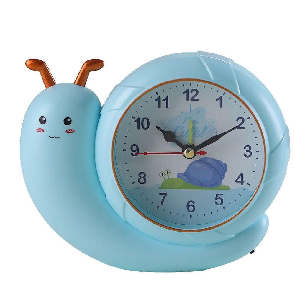 Despertador Despertador com padrão de caracol azul Kids Twin Bell