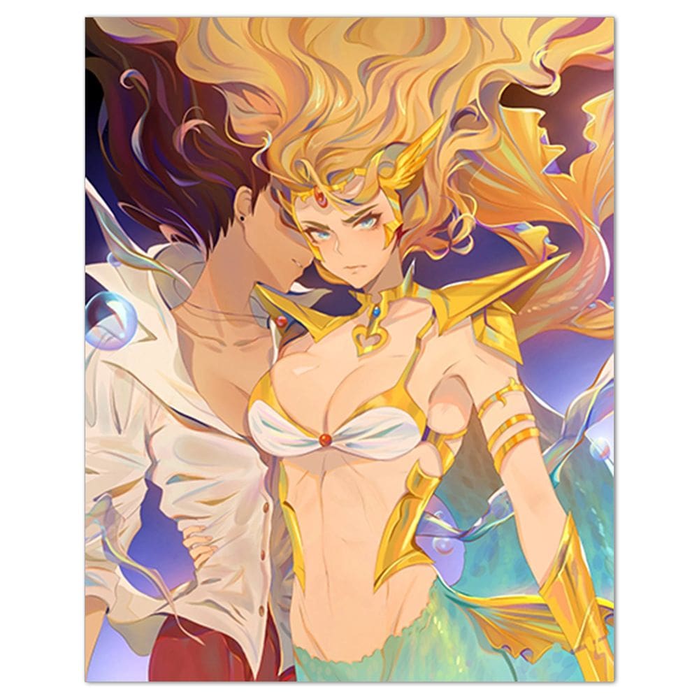 Pôster SheraS Princess Anime Art 30x40cm Papel 30g