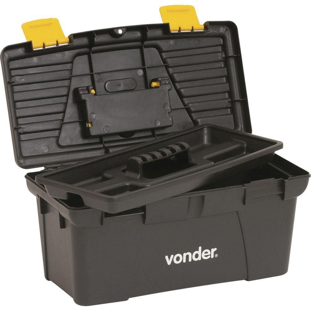 Caixa Plástica Ferramentas Baú 320x170x170mm Bandej Vonder