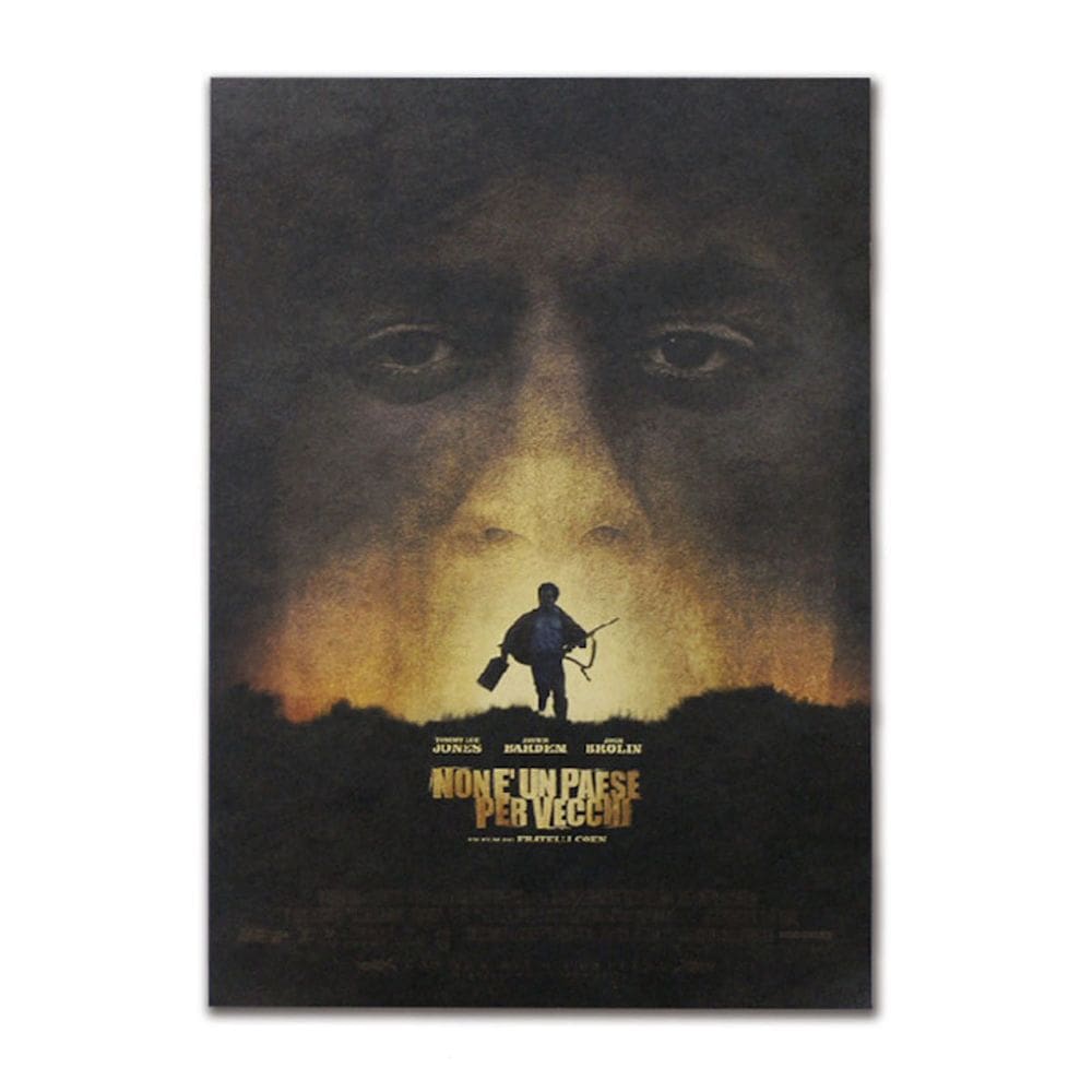 Imagem de arte de parede de pôster No Country For Old Men Anime Art