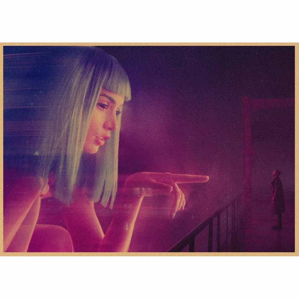 Pôster de arte de parede Picture Blades Runners Anime 30x42cm