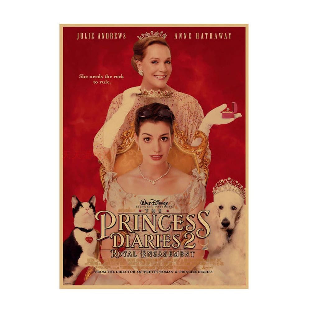 Pôster Princess Diariess Anime Art 29,7x42cm Papel 150g