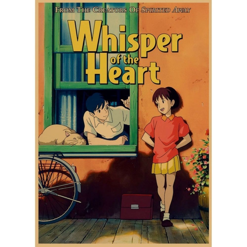 Pôster Whisper of the Heart Anime Art 29,7x42cm Papel 150g