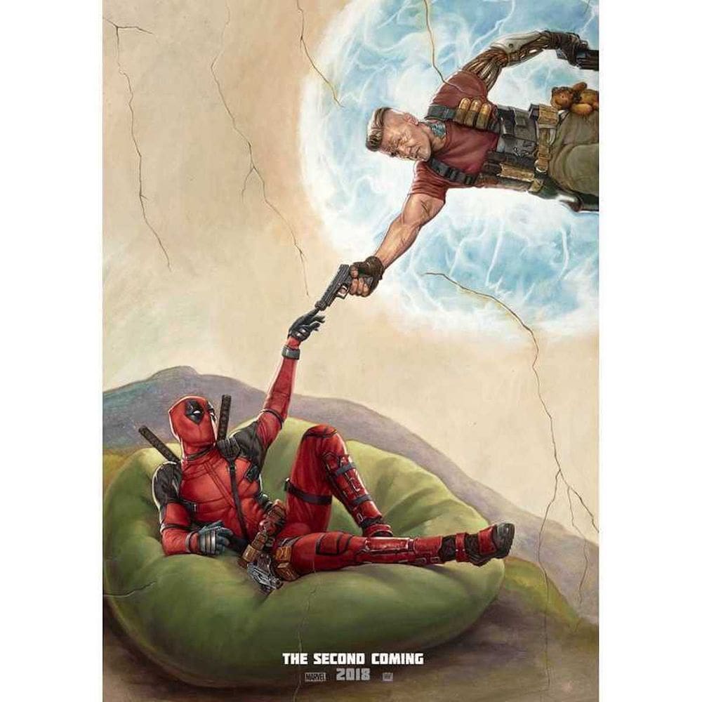 Imagem de arte de parede de pôster Deadpool Anime Art 30x42cm