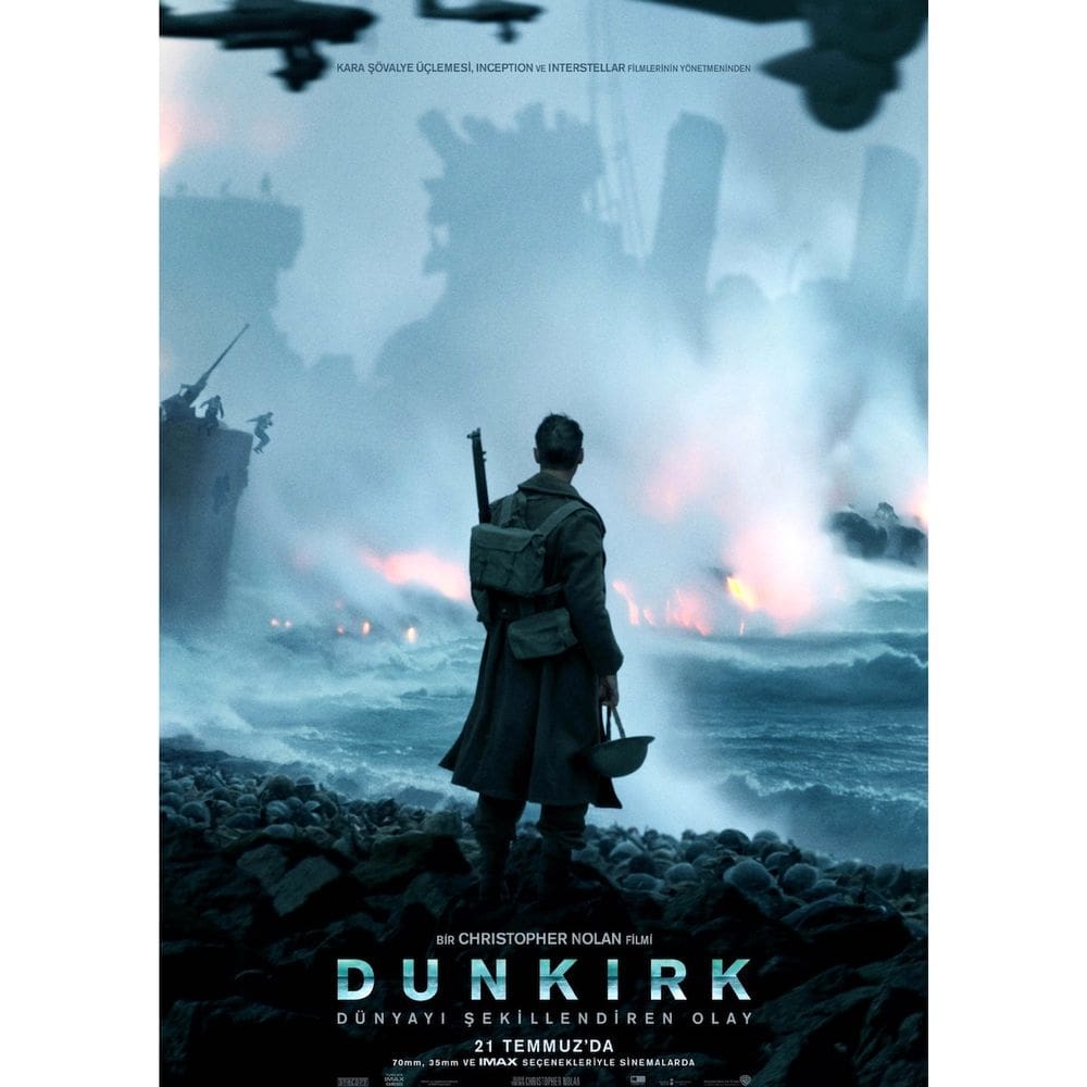 Pôster de arte de parede com imagem Dunkirks Anime Art 30x42cm Papel