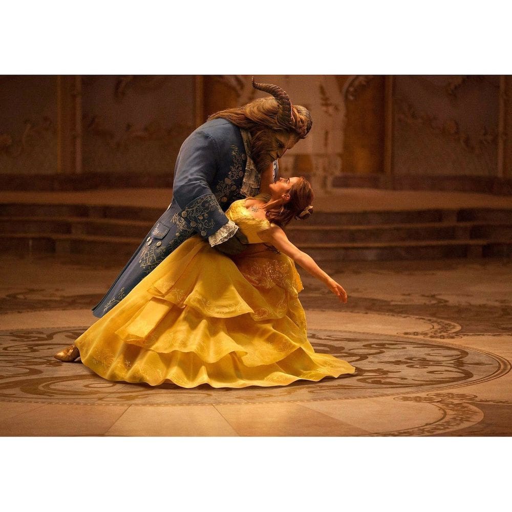 Pôster Beautys and Beasts Belles Anime Art 30x42cm em papel