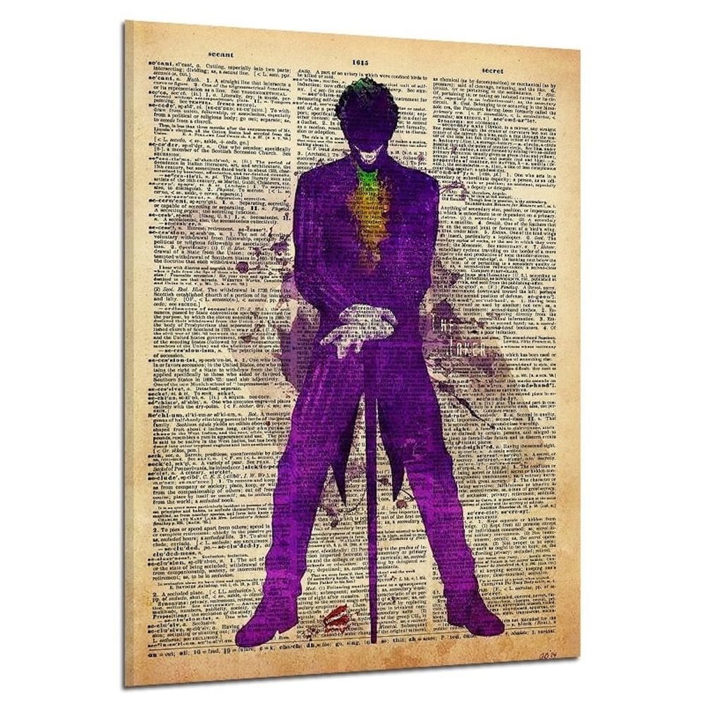 Pôster artístico Jokers Art Print, tecido de 50x70cm para decoração de casa