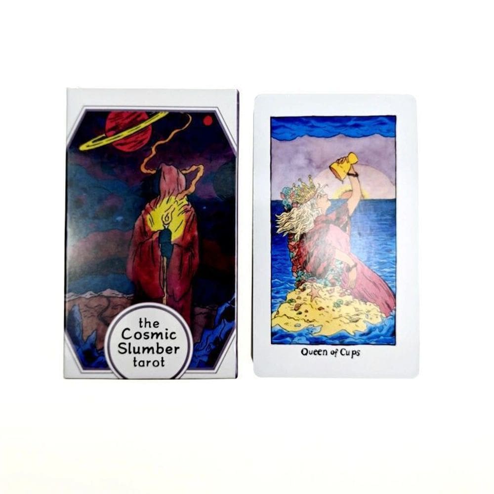 Jogo de cartas Cosmic Slumber Tarot Family com cartas de baralho de tarô