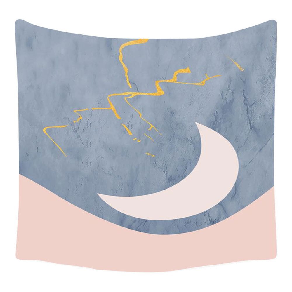 Tapeçaria Moon Wall Room Aesthetic 150x150cm, microtecido