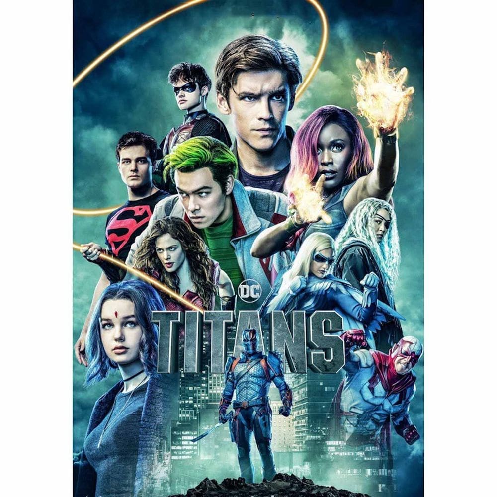 Pôster Titans Anime Art 30x42cm Papel 30g