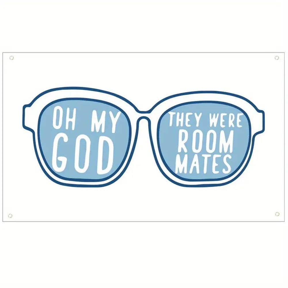 Tapeçaria de parede Oh My God They Were Room Mates 150x90cm