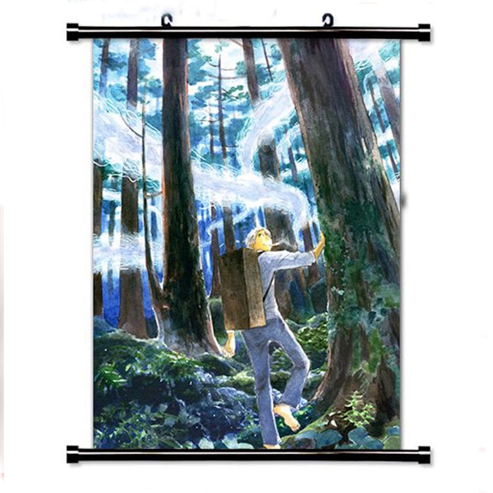 Pôster de pintura de parede em tela Mushishis Ginkos Anime