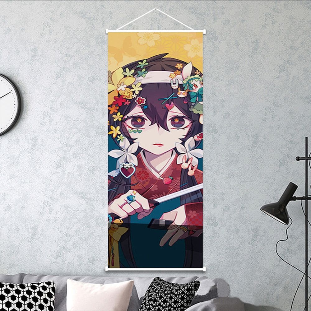 Arte de parede em tela Bungos Stray Dogs Izumis Kyoukas Anime 25x75cm