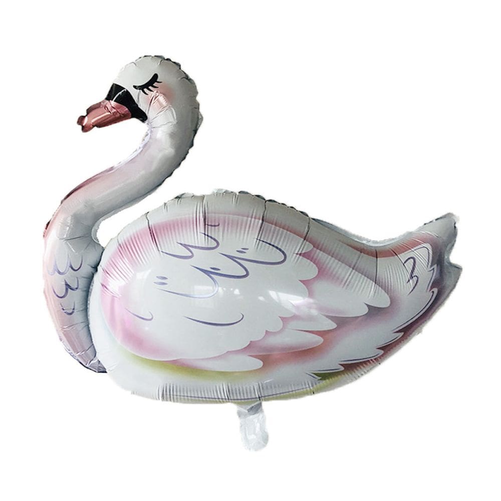 Decoração de festa de aniversário Mylar Balloon Swan 85x81cm