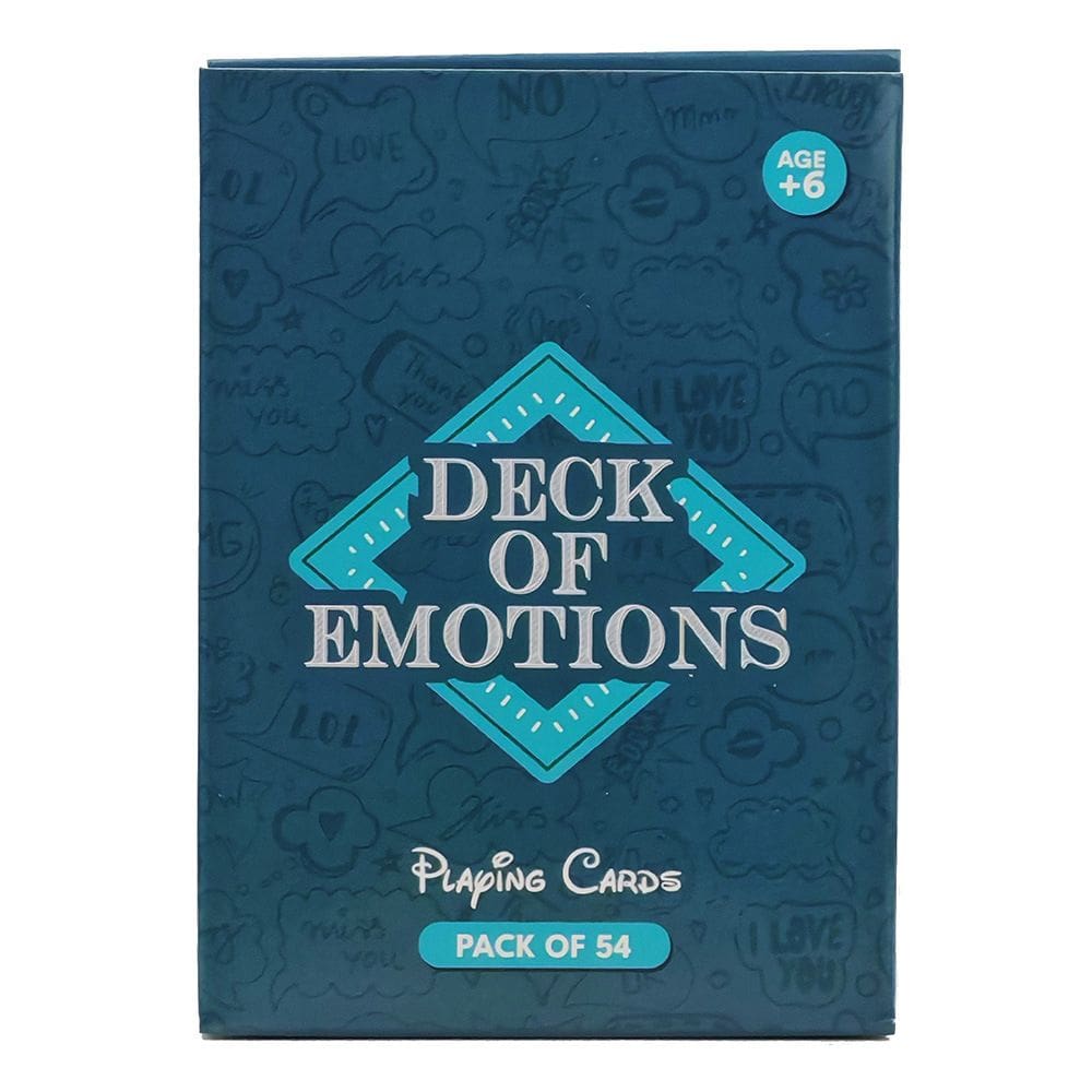 Jogo de cartas Decks Of Emotions Fun Family para adultos, adolescentes e crianças