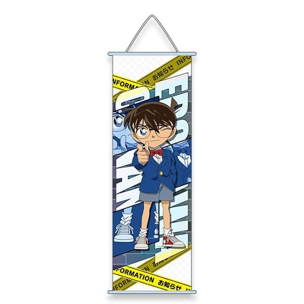 Arte de parede em tela Detetive Conan Edogawa Conan Anime 70x25cm