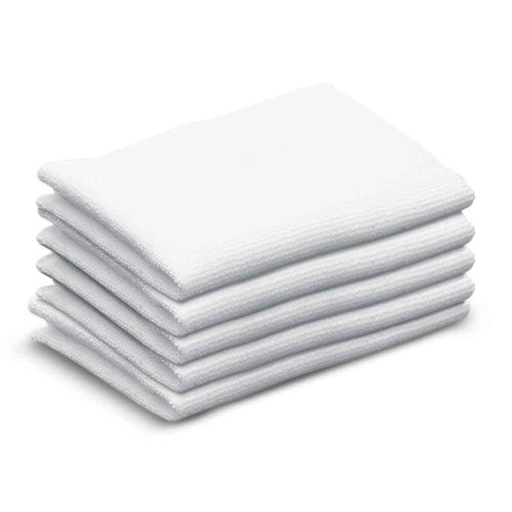 5 Panos De Algodão Para Limpadoras A Vapor Karcher Bocal De Piso