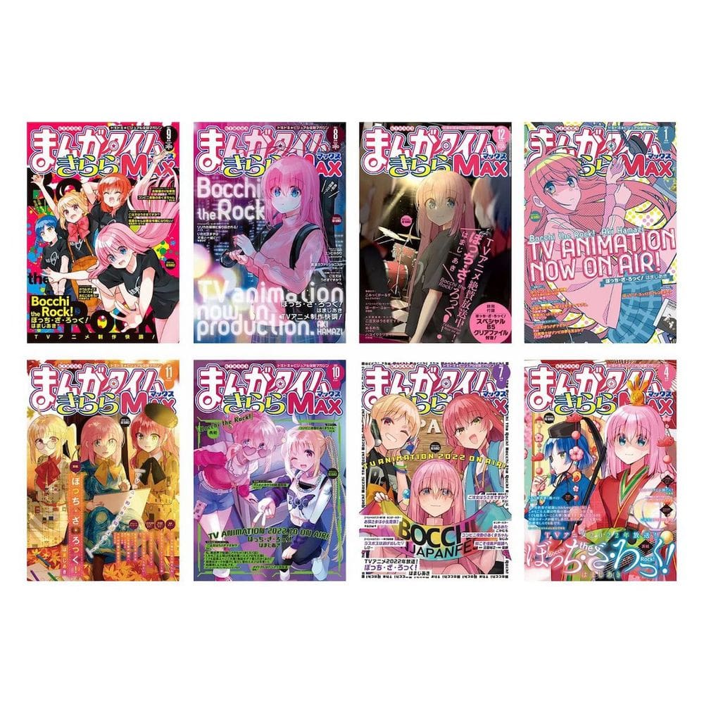 Pôster Bocchis Rocks Anime Art, 8 peças, 42 x 29 cm, papel 300 g