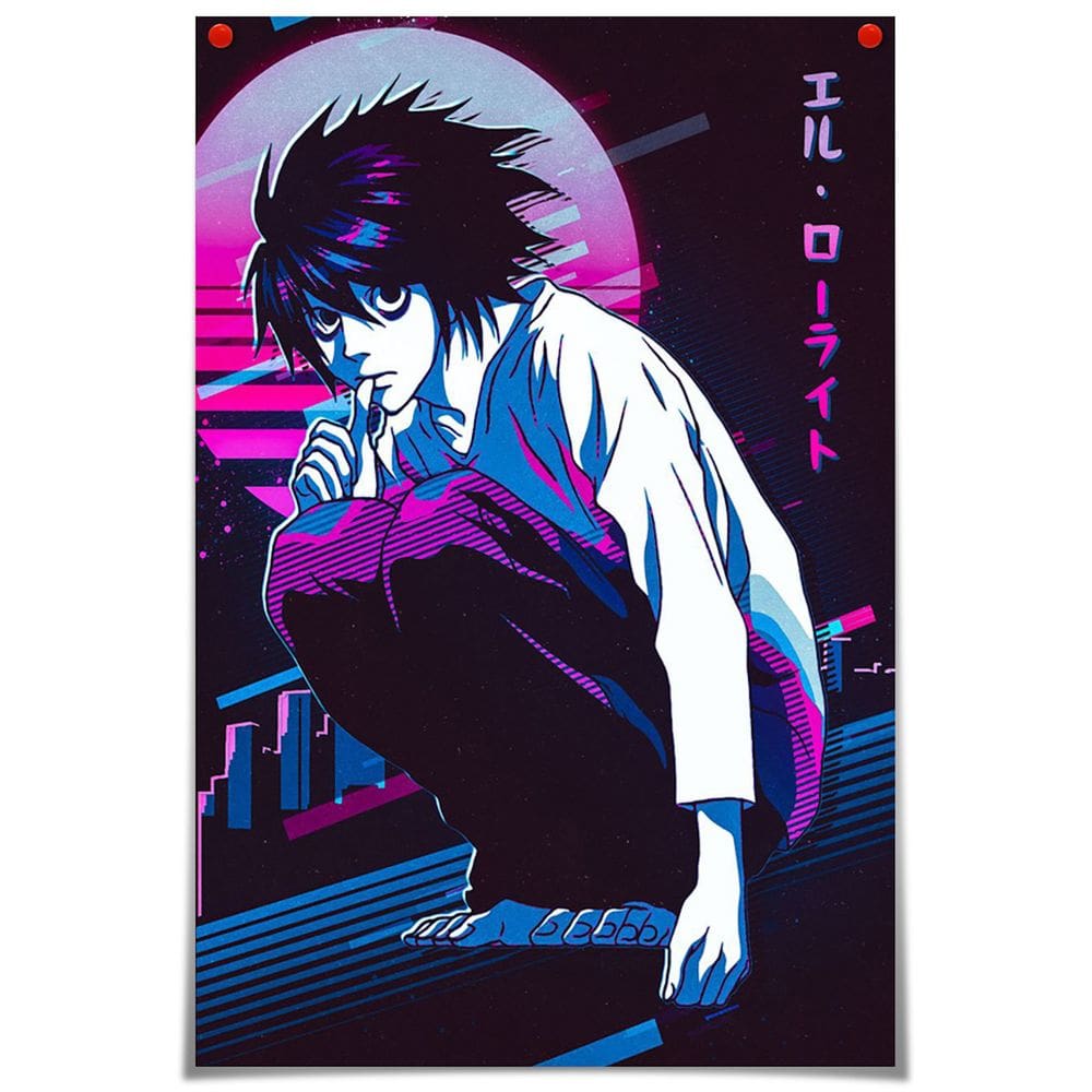 Pintura de parede em tela Deaths Notes Dazais Osamus Anime