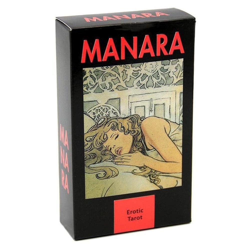 Jogo de cartas Manara Erotic Tarot Family com cartas de baralho de tarô