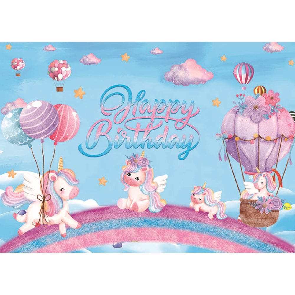 Tapeçaria, decoração de parede de feliz aniversário, 180x110cm