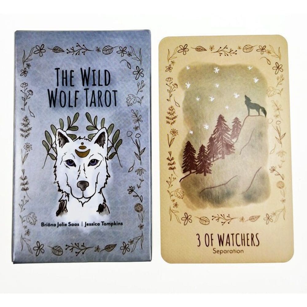 Jogo de cartas Wild Wolf Tarot Family Deck Cards
