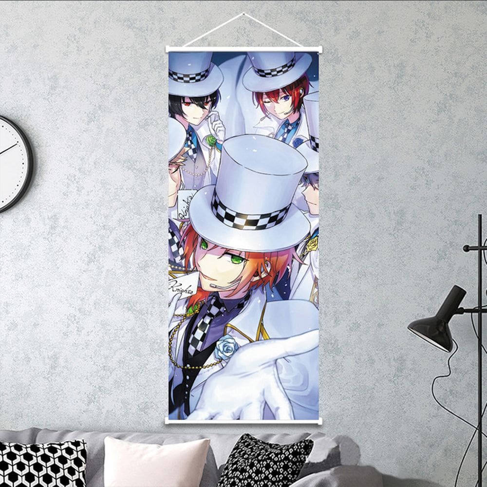 Conjuntos de arte de parede em tela Stars Akehoshis Subars Anime 30x75cm