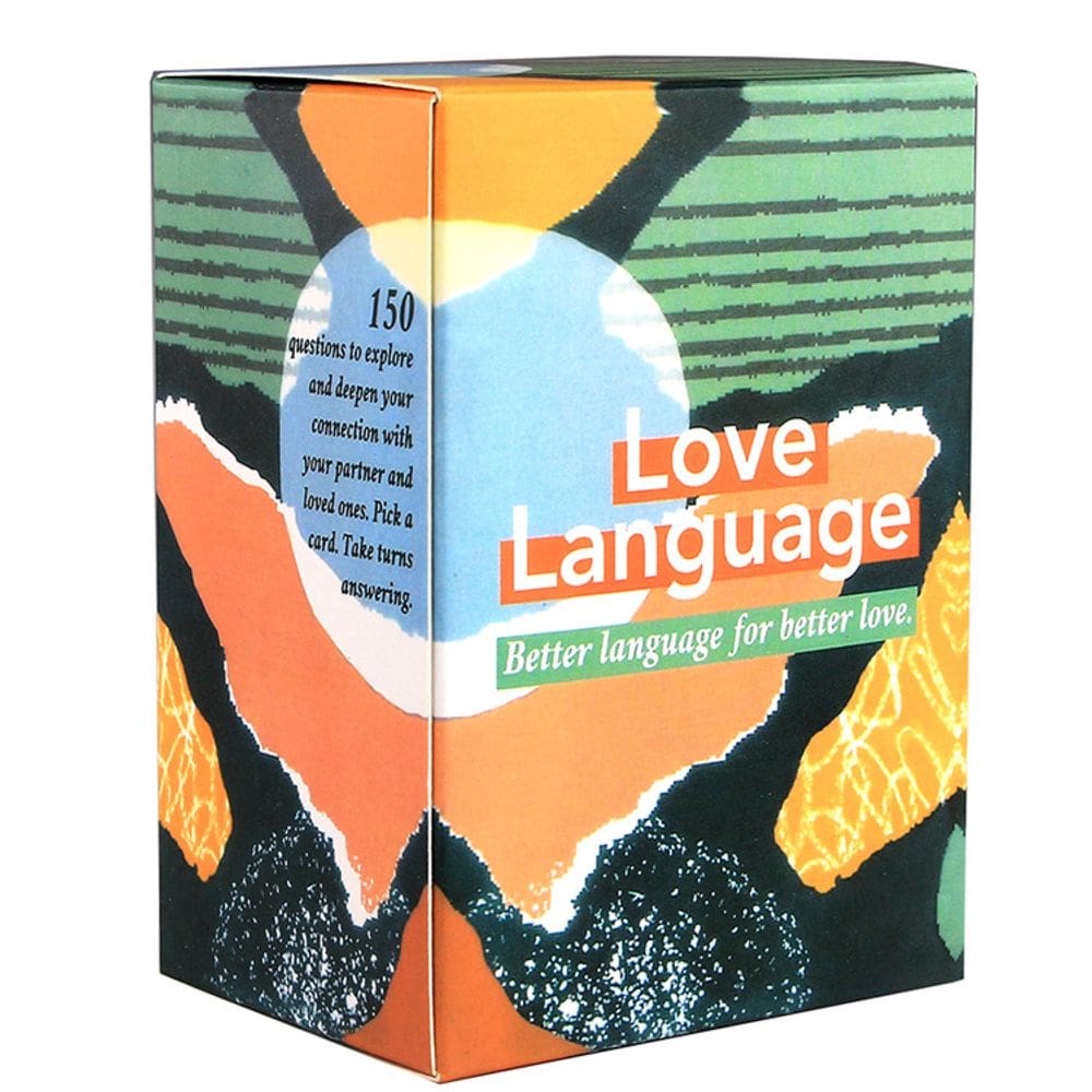 Jogo de cartas Love Language Family com baralho de tarô