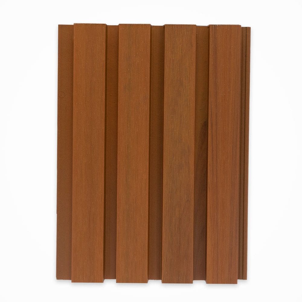 Painel Ripado Externo Barra de 300cm Linear 0,60m² Barra Classic Freijó