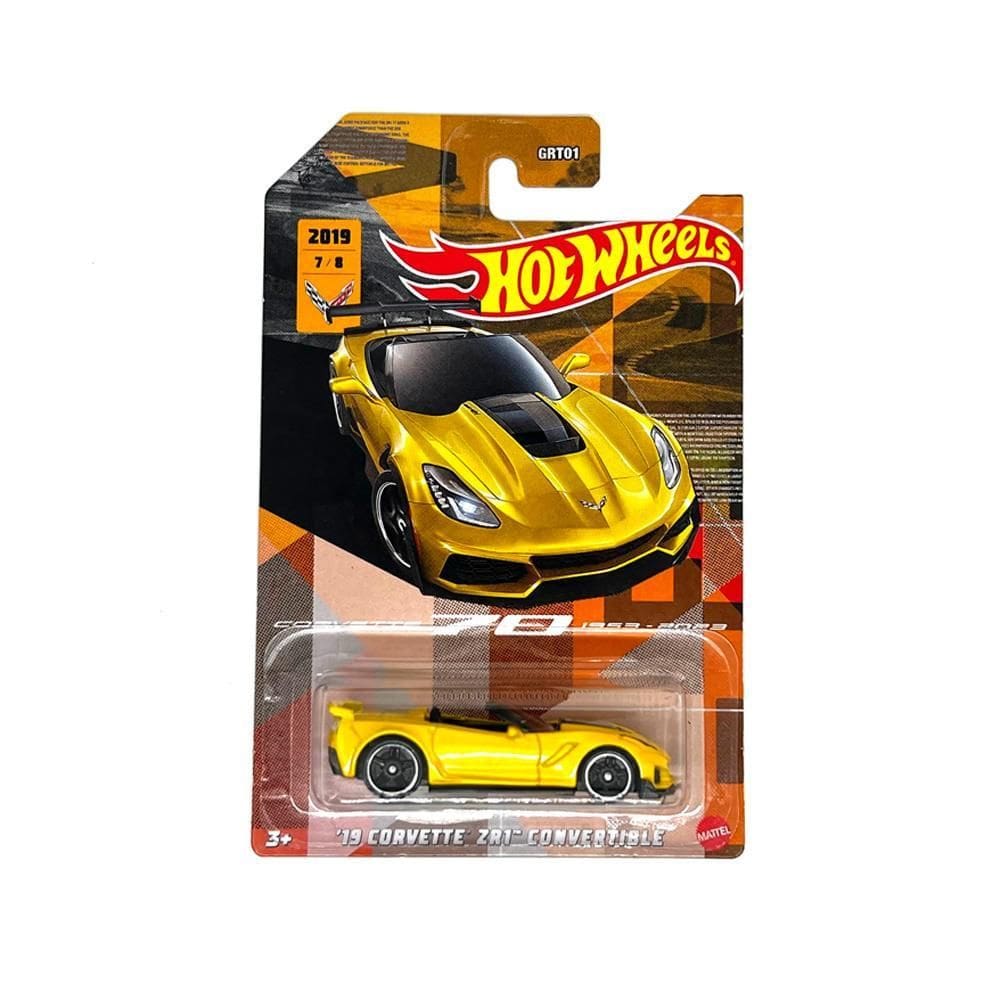 Carrinho Hot Wheels Corvette 70 Anos 2019 `19 Corvette Zr1