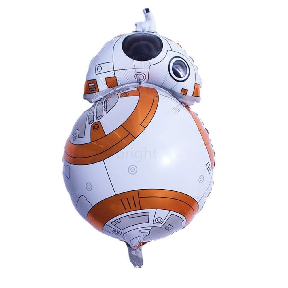 Balões de suprimentos para festas BB8 Anime Mylar e balões de látex