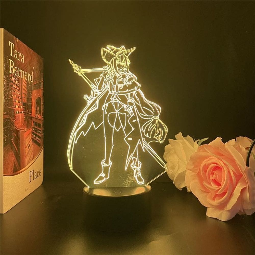 Luz noturna LED 3D Jujutsus Kaisens Abyssals Hunters