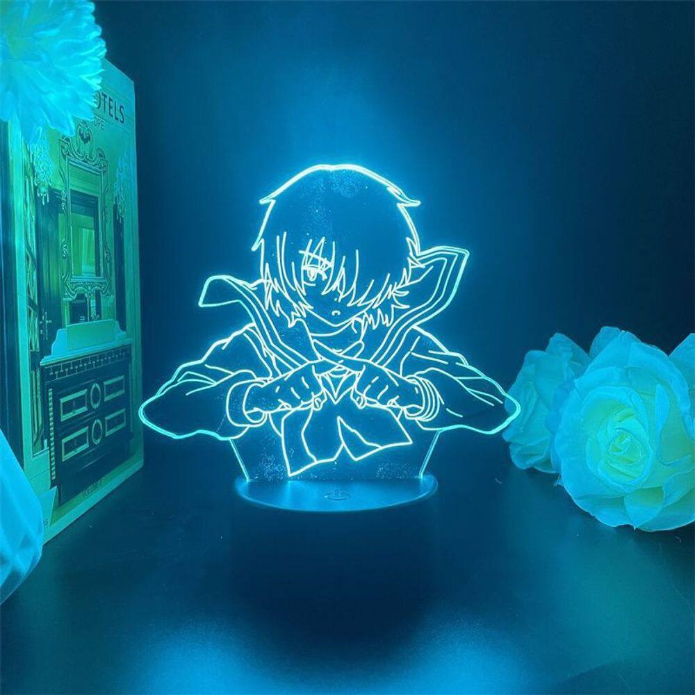 Luz noturna LED 3D Namoradas misteriosas X Mikotos Urabes