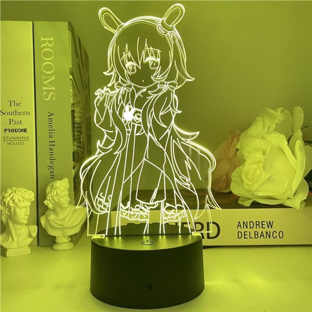 Luz noturna LED 3D Azurs Lanes Laffeys Color Changing