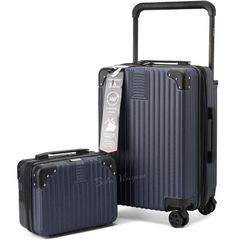 Mala Viagem Pequena De Mão Bordo Executiva Com Frasqueira