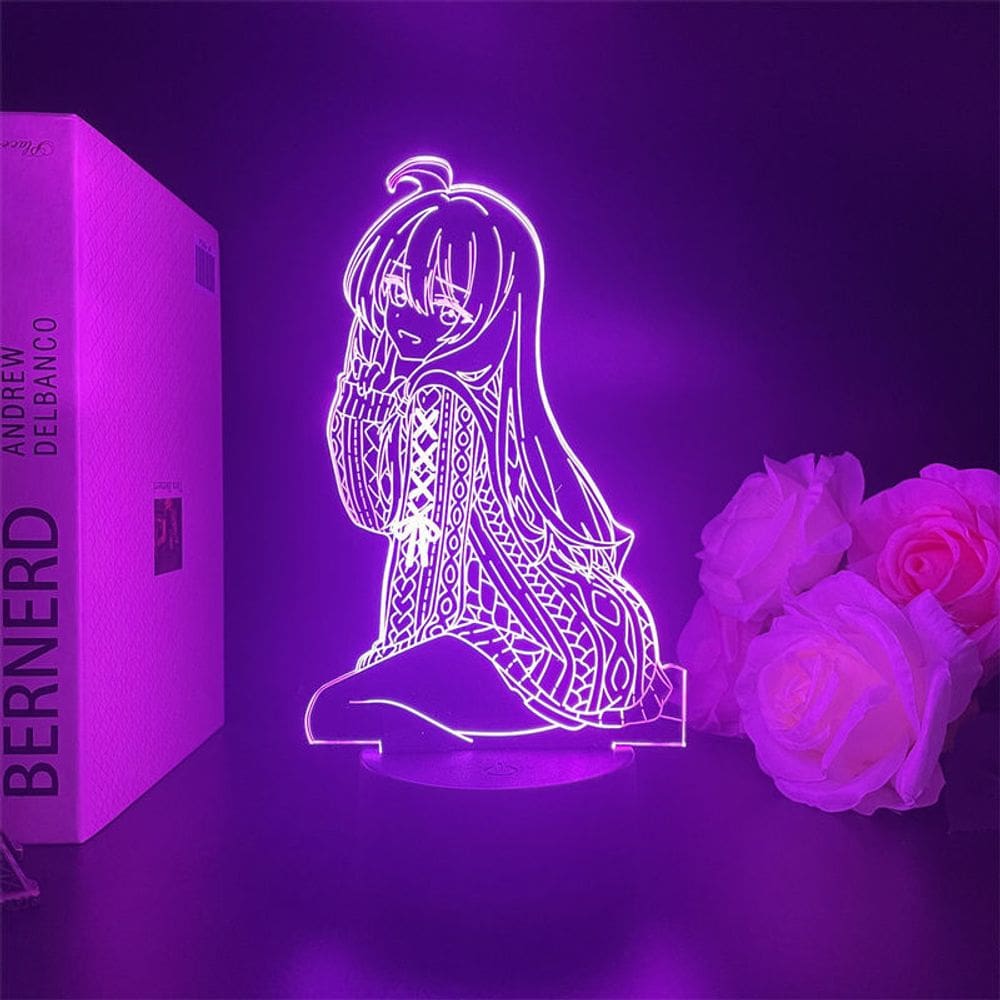 Luz noturna LED 3D Majos No Tabitabis Elainas Color Changing